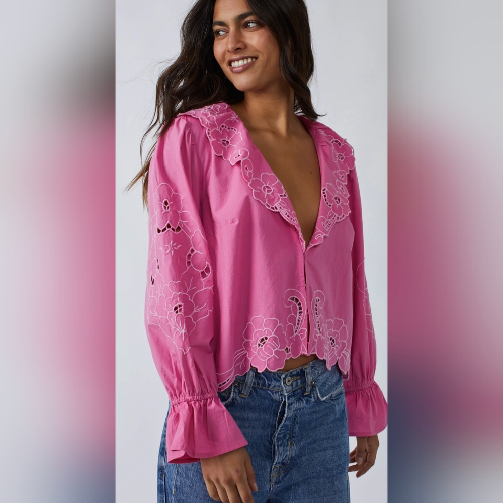 NWT Free People Maisie Cutwork